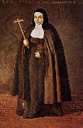 Abbess Jeronima de la Fuente ewt VELAZQUEZ, Diego Rodriguez de Silva y